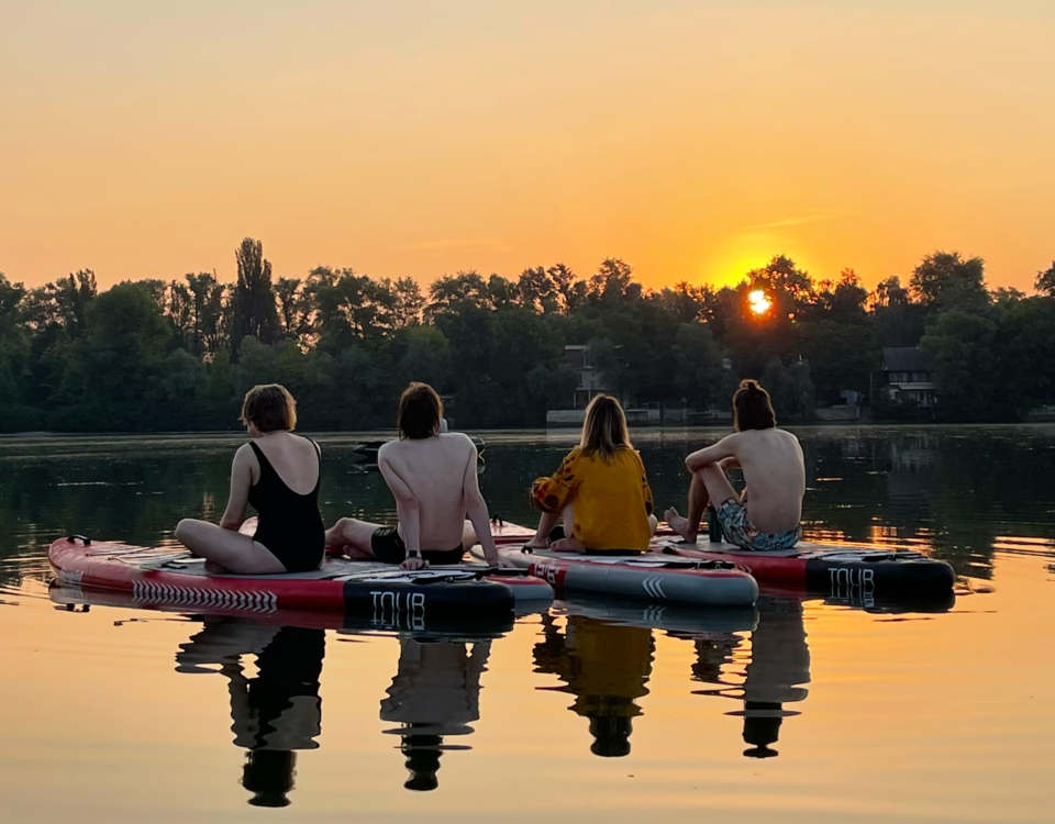 Прогулянка на SUP бордах