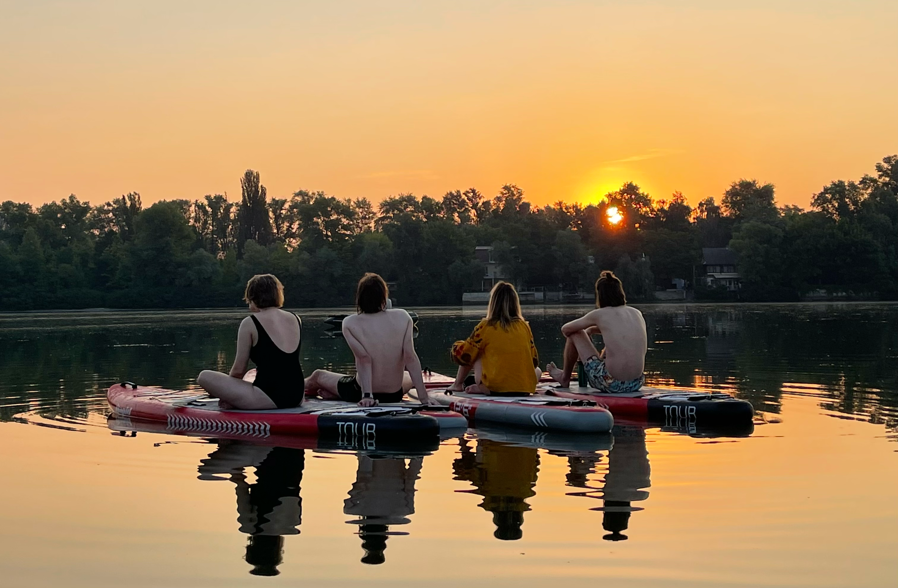 Прогулянка на SUP бордах