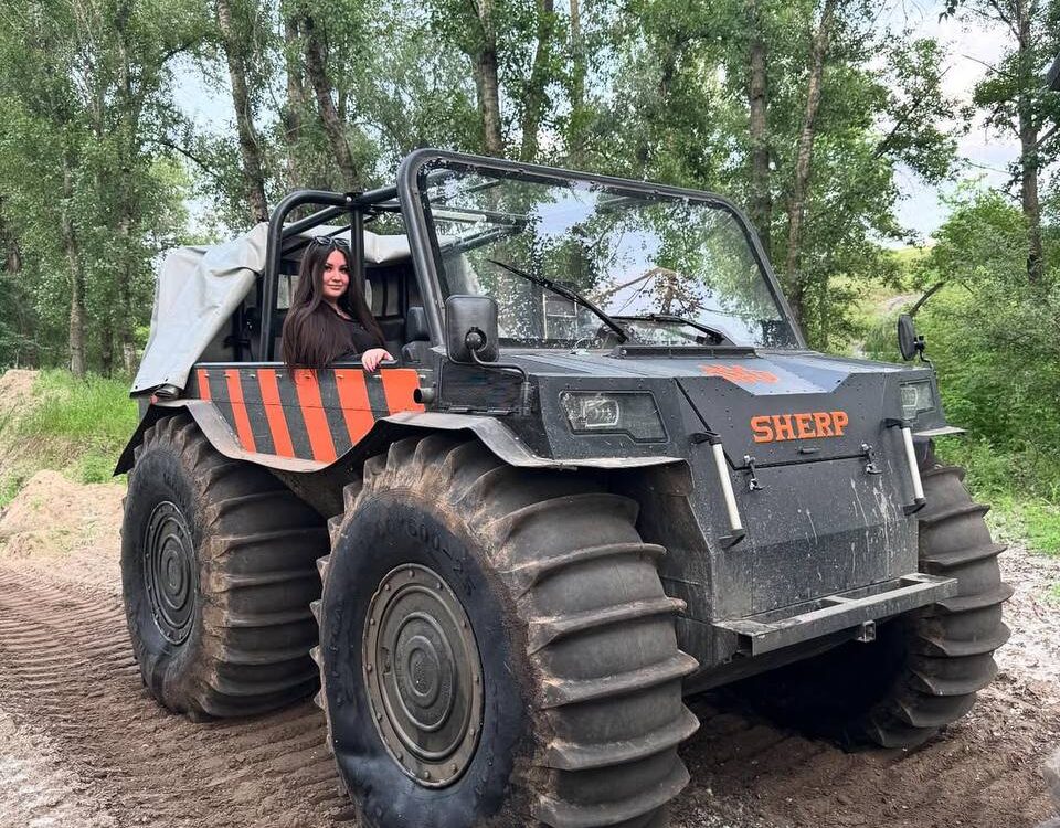 Катання, яке не забувається! У Ікспарку — легендарний всюдихід Sherp Катання, яке не забувається! У Ікспарку — легендарний всюдихід Sherp