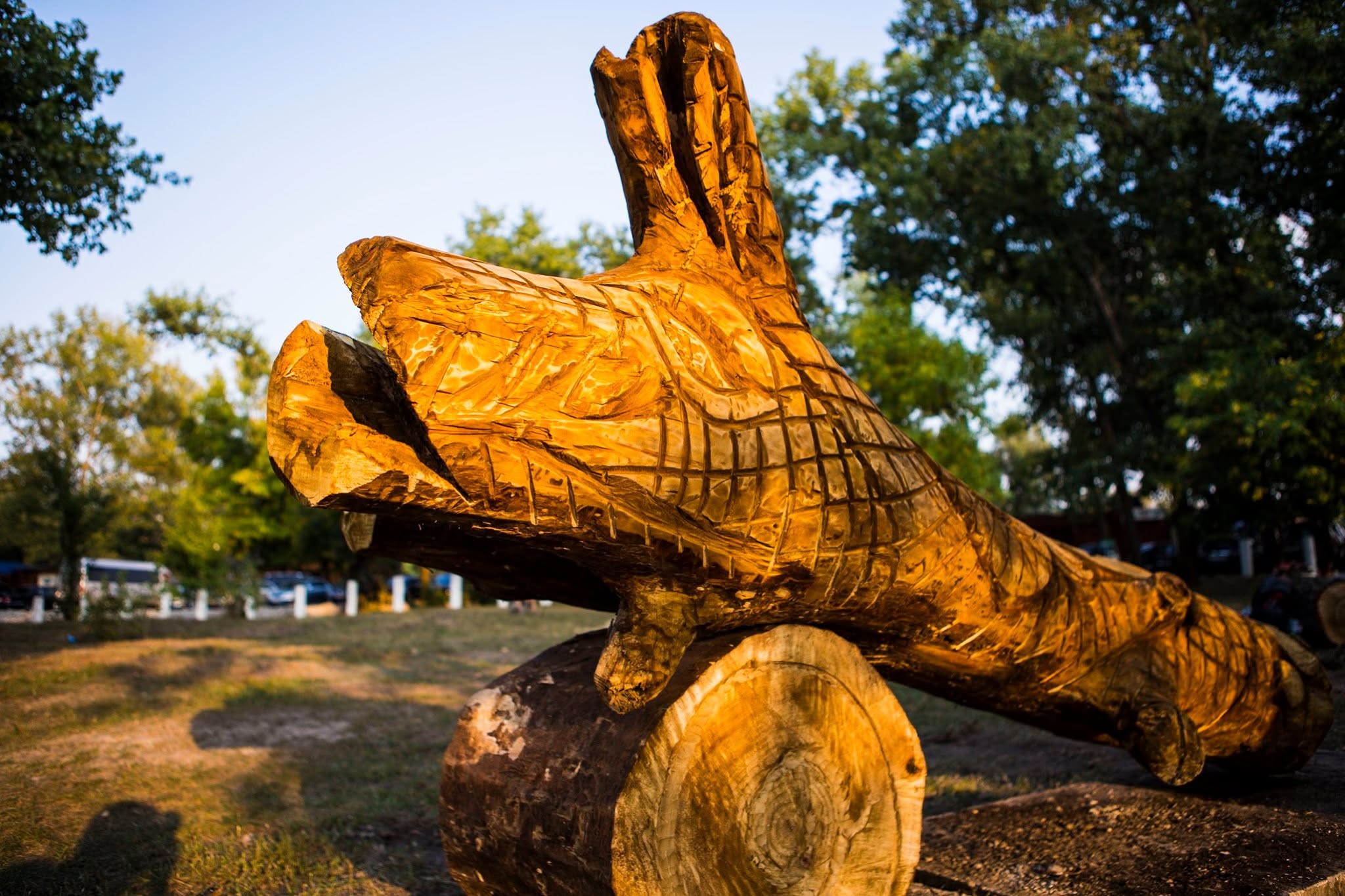 Алея дерев’яних скульптур WOOD ART FEST в Ікспарку