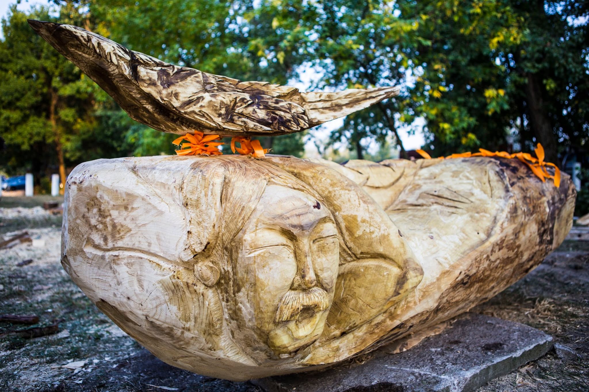 Алея дерев’яних скульптур WOOD ART FEST в Ікспарку